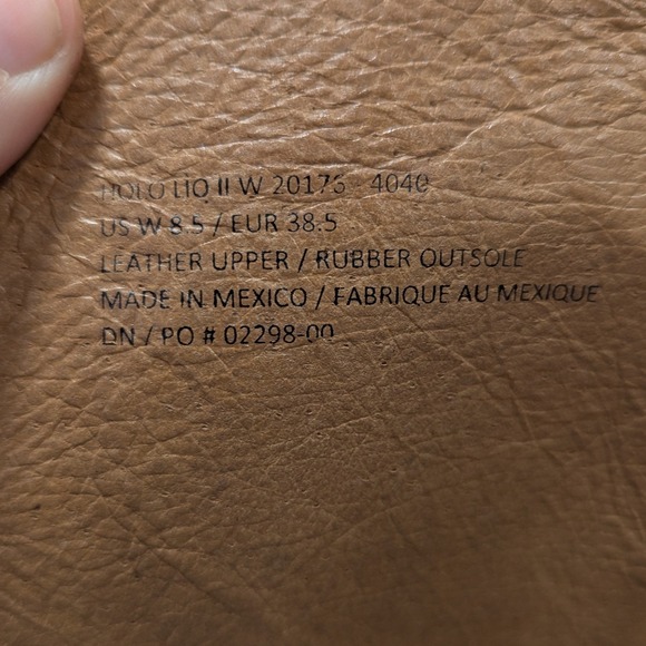 OluKai Holo Lio II Black Leather Side Zip Tall Boots US 8.5 EUR 38.5 - Picture 12 of 12